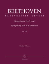 Symphony No. 9 in D Minor, Op. 125 Orchestra Scores/Parts sheet music cover